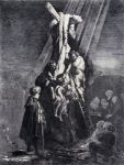 Picture of The Descent from the Cross; Second Plate (1633) - Rembrandt van Rijn (Dutch, 1606-1669)