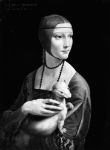 Picture of Lady with an Ermine – Portrait of Cecilia Gallerani (ca.1473–1536) (1490) - Leonardo da Vinci (Italian, 1452-1519)