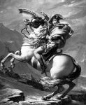 Picture of Napoleon Crossing The Alps (1800) - Jacques Louis David (French, 1748 - 1825)