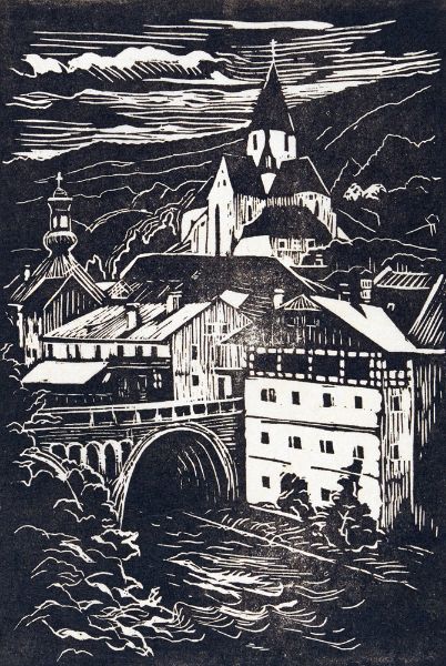 Picture of Stadt (after 1920) - Anny Dollschein (Austrian, 1893–1946)